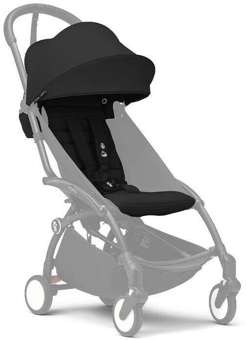 Stokke 6+ seat textile YOYO3Black Stokke 6+ seat textile YOYO3