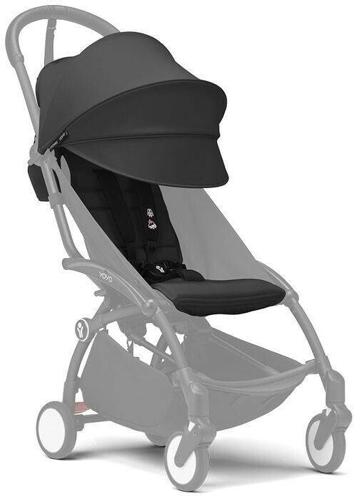 Stokke 6+ seat textile YOYO3Black Stokke 6+ seat textile YOYO3