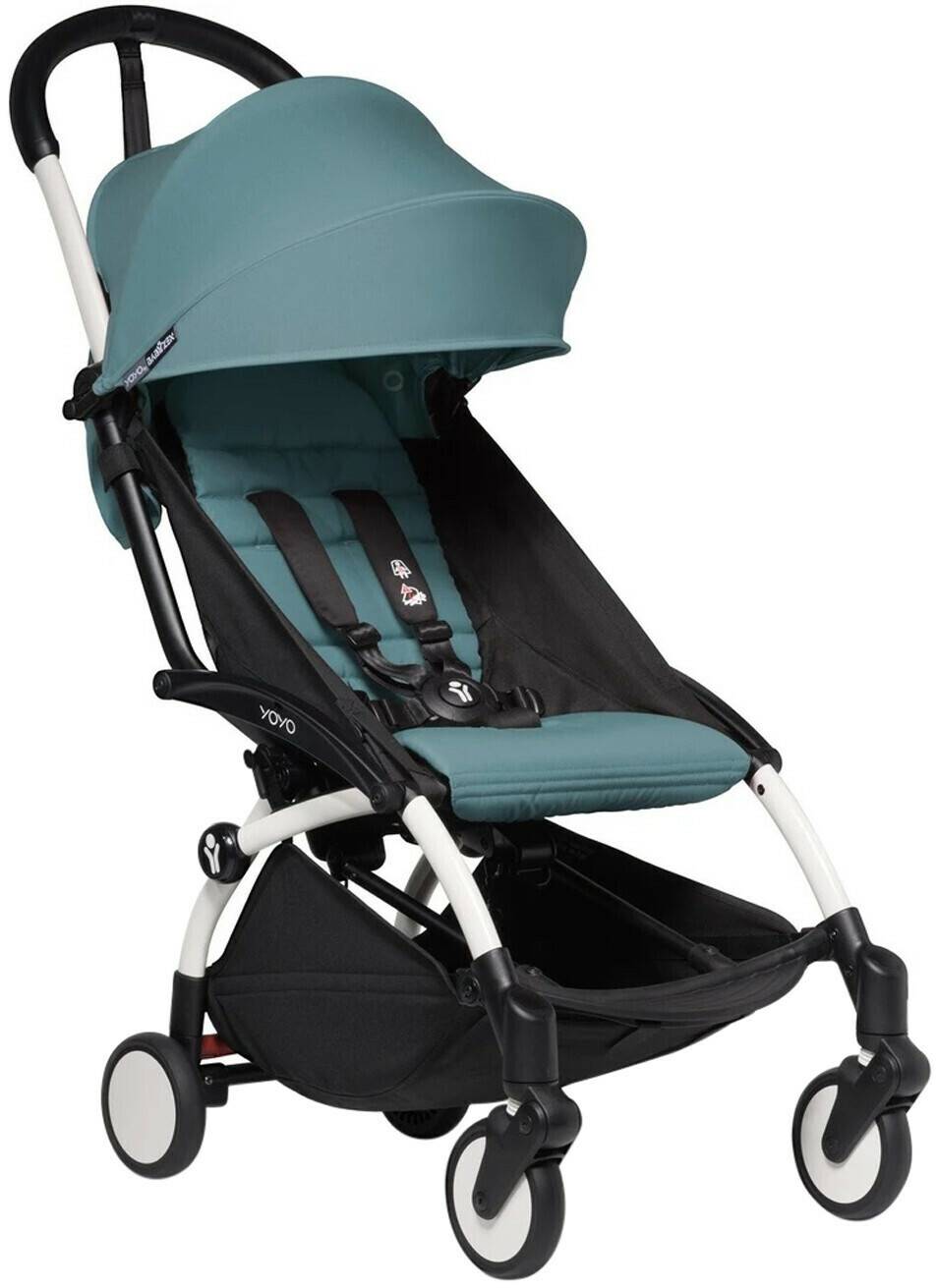 Stokke Babyzen YOYO² 6+ inkl. Textilset Stokke Babyzen YOYO² 6+ inkl. Textilsetwhite/aqua